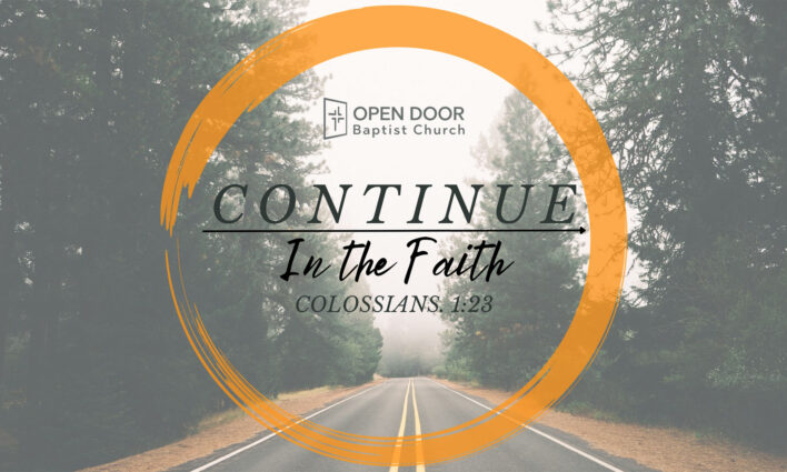 Continue in the Faith